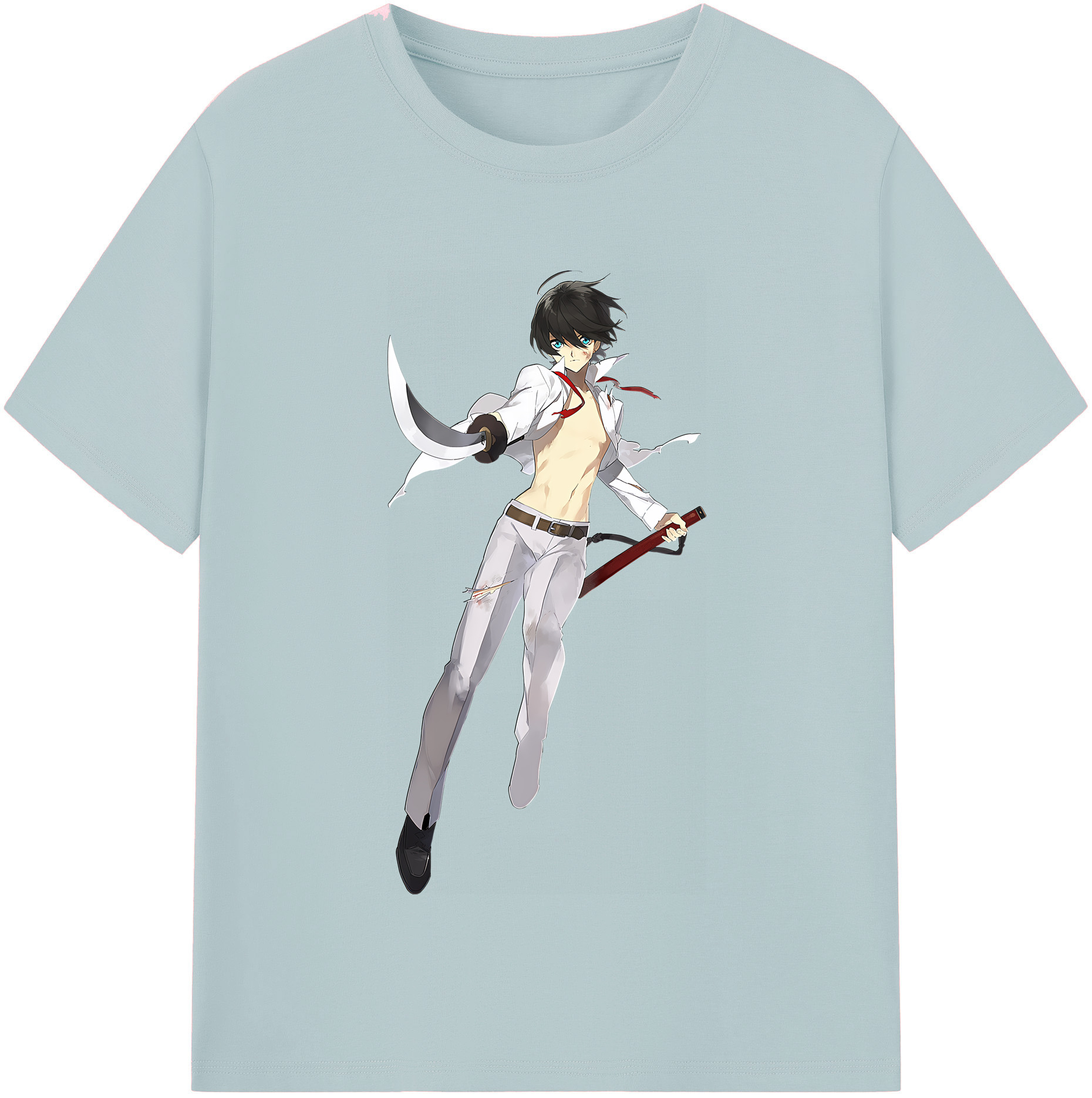 （画像用） 刀剣乱舞 Touken Ranbu 綿100％半袖Tシャツ（フロントプリント）